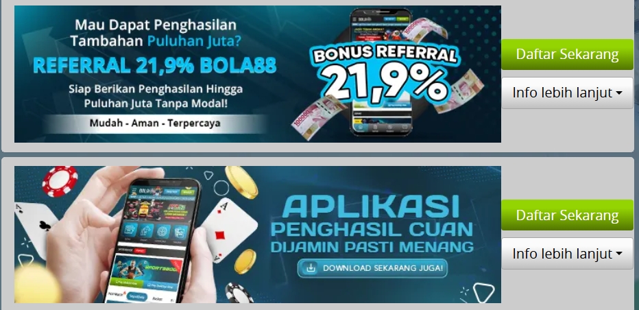komisi yang menggiurkan