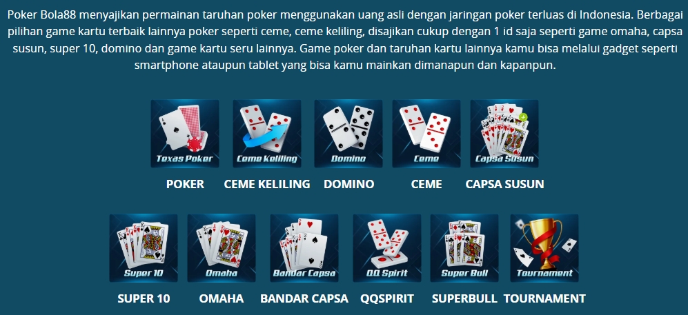 Poker di Bola88