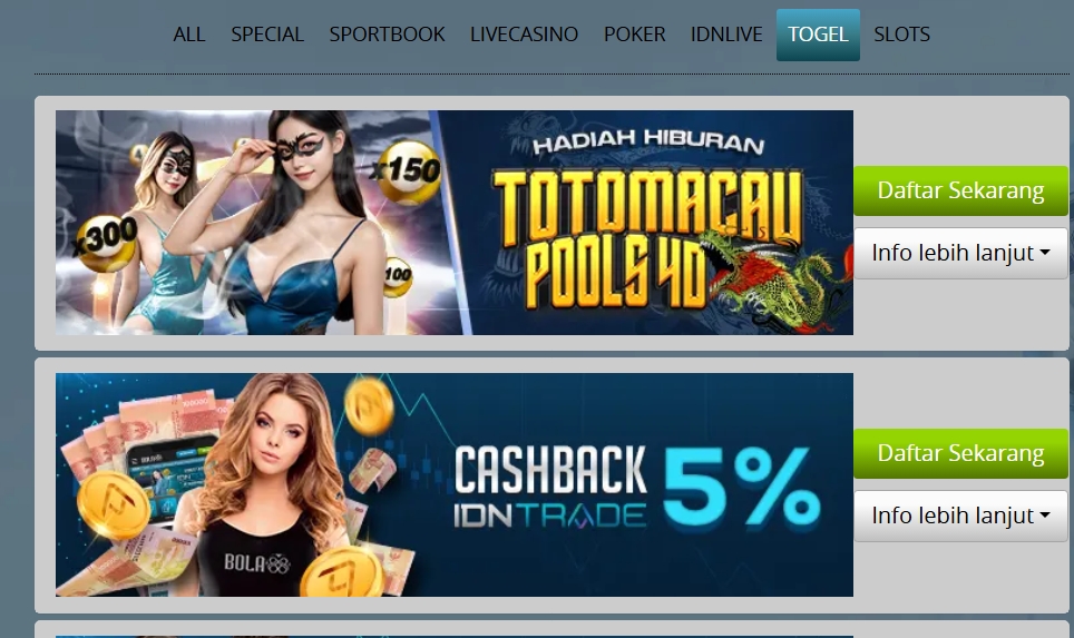 togel Bonus